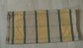Tischdecke gelb grün beige Karo, Baumwolle, 132 cm x 140 cm