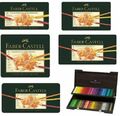 Faber Castell Polychromos Künstlerqualität Farbstifte Sets 12, 24, 36, 60, 120