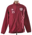 HEART OF MIDLOTHIAN 2018/2019 FOOTBALL TRAININGSJACKE PLAYER ISSUE #35 M