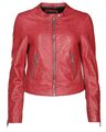 Maze Damen Lederjacke Grenada Übergangsjacke Biker Look Lammnappa weich MW18-3