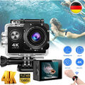 Action Cam 4K Sport Camera WiFi Helmkamera Wasserdichte Kamera 170° Weitwinkel