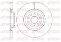 2x REMSA Bremsscheibe 6791.10 für VW SKODA AUDI SEAT