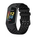 Armband Uhrenarmband für Fitbit Charge 5 und 6  Silikon Sport Band Strap tracker