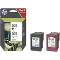 HP 302 Druckerpatrone Kombi-Pack Original Schwarz, Cyan, Magenta, Gelb X4D37AE