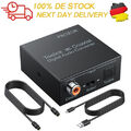 Digital Zu Analog Audio Konverter Wandler Optisch Koaxial SPDIF mit USB-Kabel