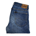 Lee Daren Herrenjeans W31 L30 blau normal gerade Denim mittelgroßer Stretchknopf