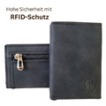 Slim Wallet RFID Schutz Kartenetui Portmonee Geldbörse Münz - und Scheinfach