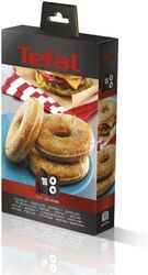 Tefal XA801612 Snack Collection Bagel-Set in Schwarz, Zubehör für Donuts, Edelst