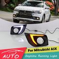 LED Tagfahrlicht TFL für Mitsubishi ASX Outlander 16-18 DRL Licht Lampe Blinker