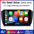 Seat Ibiza 09-13 Android 13 Autoradio CarPlay Head Unit Bluetooth FM Radio GPS