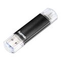 Hama FlashPen Laeta Twin USB 3.0 (16GB) schwarz