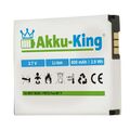 Akku-King Akku für AVM FRITZ!Fon MT-F M2 C4 C5 20002446 BD50 312BAT006 fritz fon