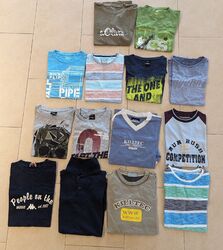 12 T-Shirts Für Kinder In Größe 146/152 Von Killtec, Engelbert Strauss, H+M Etc.