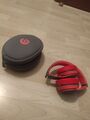 Beats by Dr. Dre Solo3 Wireless Kopfhörer - rot/grau mit Hülle