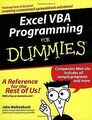 Excel VBA Programming For Dummies (For Dummies (C... | Buch | Zustand akzeptabel