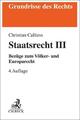 Staatsrecht III Christian Calliess