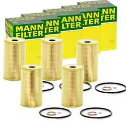 5x MANN-FILTER HU 932/4 x ÖLFILTER MIT DICHTUNG FILTEREINSATZ 5-STÜCK!