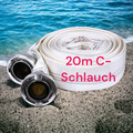 2" C-Schlauch C-Bauschlauch 20m Flachschlauch Feuerwehrschlauch C-Storz