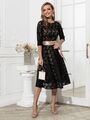 Elegantes Party Spitzenkleid mit romantische Notte