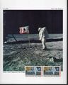 🌕🇺🇸 Apollo 11 1969 Lithograph: Buzz Aldrin and the American Flag with