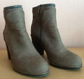 Cellini Damen Stiefeletten Schuhe Absatz grau Gr. 37