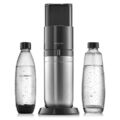 SodaStream Duo Titan Umsteigerset Edelstahl (Kit mit 2 Flaschen)