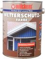  2,5 Liter Wilckens Wetterschutzfarbe Farbe Azurblau RAL 5009 Holzdeckfarbe 