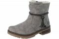 Rieker Damen Stiefelette Hellgrau Boots gefüttert Schuhe Y7463-40