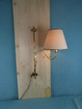 Wandlampe Verstellbar Messing Design Wandleuchte Schiebestange Lampe Vintage 7d4