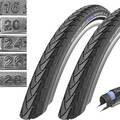 2x Schwalbe Marathon PLUS 2014 16"-28" Pannenschutz Tour Fahrrad Reifen 1 Paar