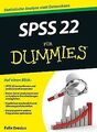 SPSS 22 für Dummies (Fur Dummies) von Brosius, Felix | Buch | Zustand sehr gut