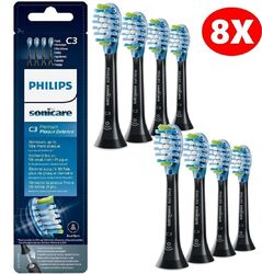 8x Philips Sonicare C3 Optimal Premium Plaque Bürstenköpfe für Schallzahnbürste