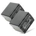 2x Akku für Panasonic HC-V700 / V700M HC-V500 / V500M SDR-S50 SDR-H85 3400mAh 