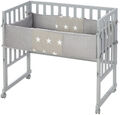 roba Stuben- & Beistellbett  3in1 mit Barriere Little Stars