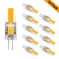 10x G4 LED 12V Warmweiß 5W Dimmbar Leuchtmittel COB Stiftsockel Lampen Birne