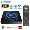 Neu 2024 Android 12.0 6K HD 5G WIFI6 4+32GB Smart TV BOX Media Player Quad Core