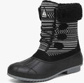 Damen Schneestiefel Warm Gefüttert Winterschuhe Trekking rutschfest Gr. 39