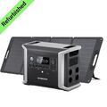 Dabbsson Solargenerator 1330Wh 1200W LFP Powerstation +120W Solarpanel im Freien