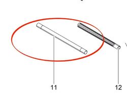 Oase Saugrohr 500 mm transparent PondoVac (44003 )