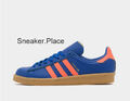 Adidas Originals Campus 80s Herren Turnschuhe Blau und Orange Limitierter Vorrat