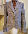 RENE Lezard Karo Blazer SCHURWOLLE GR 40/42 EDEL M/L Business Jacket Jacke EDEL 