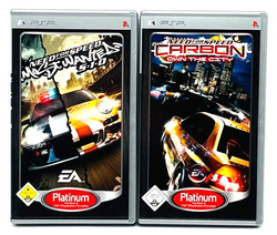 Bundle Need for Speed Most Wanted Carbon Platinum Sony PSP PlayStation Portable