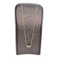 9ct 9k Yellow Gold Eye Pendant + Cable Chain Necklace 1.79 Grams 42.5cm. New