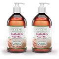 Kitama Massageöl neutral ohne Duft 1000ml (2 x 500ml) Massage Physiotherapie