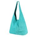 DAMEN LEDER TASCHE Wildleder XXL SHOPPER Beuteltasche Schultertasche Hobo Bag 