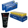 60 Varta Batterien 40 AA LR06 Mignon+20 AAA Micro LR03 Industrial Pro + Duschgel