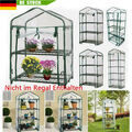 PVC Foliengewächshaus Mini Gewächshaus Tomaten Balkon Treibhaus Pflanzenhaus DE