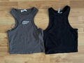 Seamless Crop-Sporttop Shirts Gr. XS  für Mädchen 2 St. H&M und FB Sister