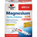 ✅ Doppelherz Magnesium 400 DIRECT + B6 + B12 + Folsäure, 20 Portionsbeutel ✅