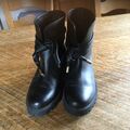 Twinset Milano Damen Boots Stiefelette Schwarz Gr. 38 gebraucht